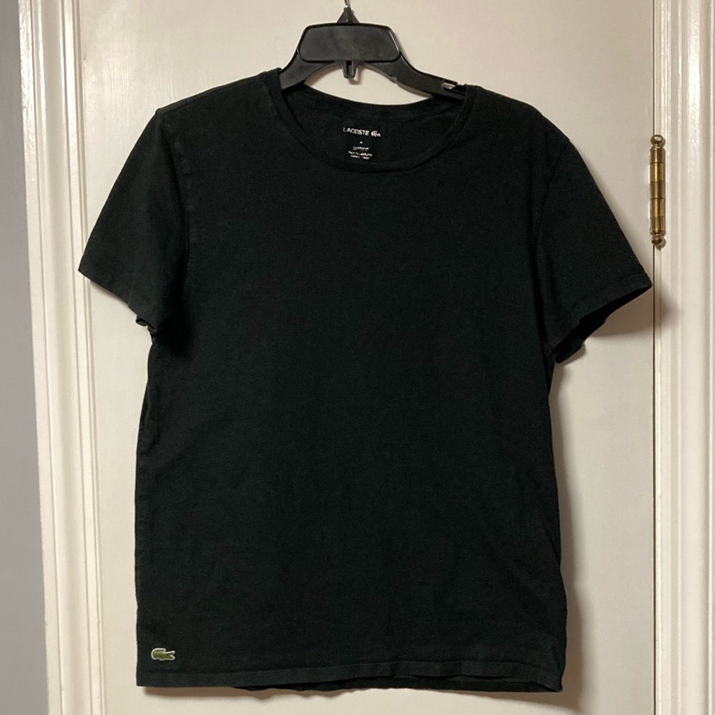 Women’s Lacoste T-Shirt Black Medium